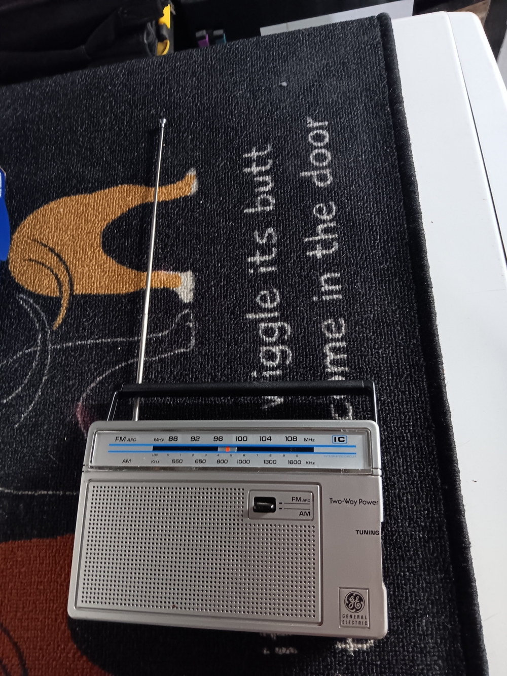 General Electric Portable AM/FM Radio - Silver